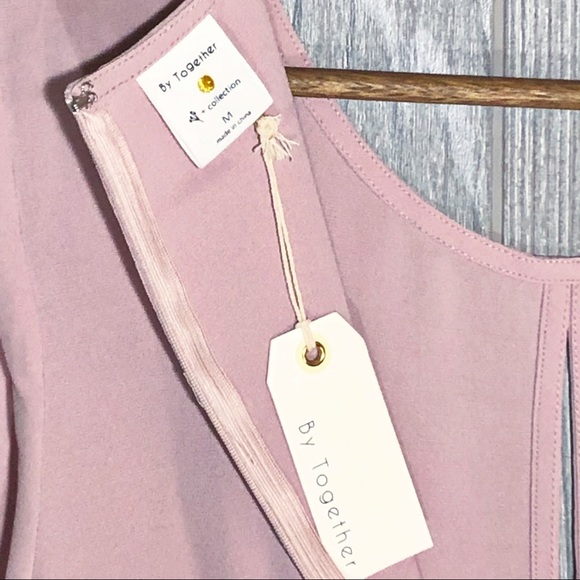 By Together NEW | tie waist bell sleeve blouse - Picture 7 of 8